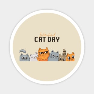 Cat International Day Magnet